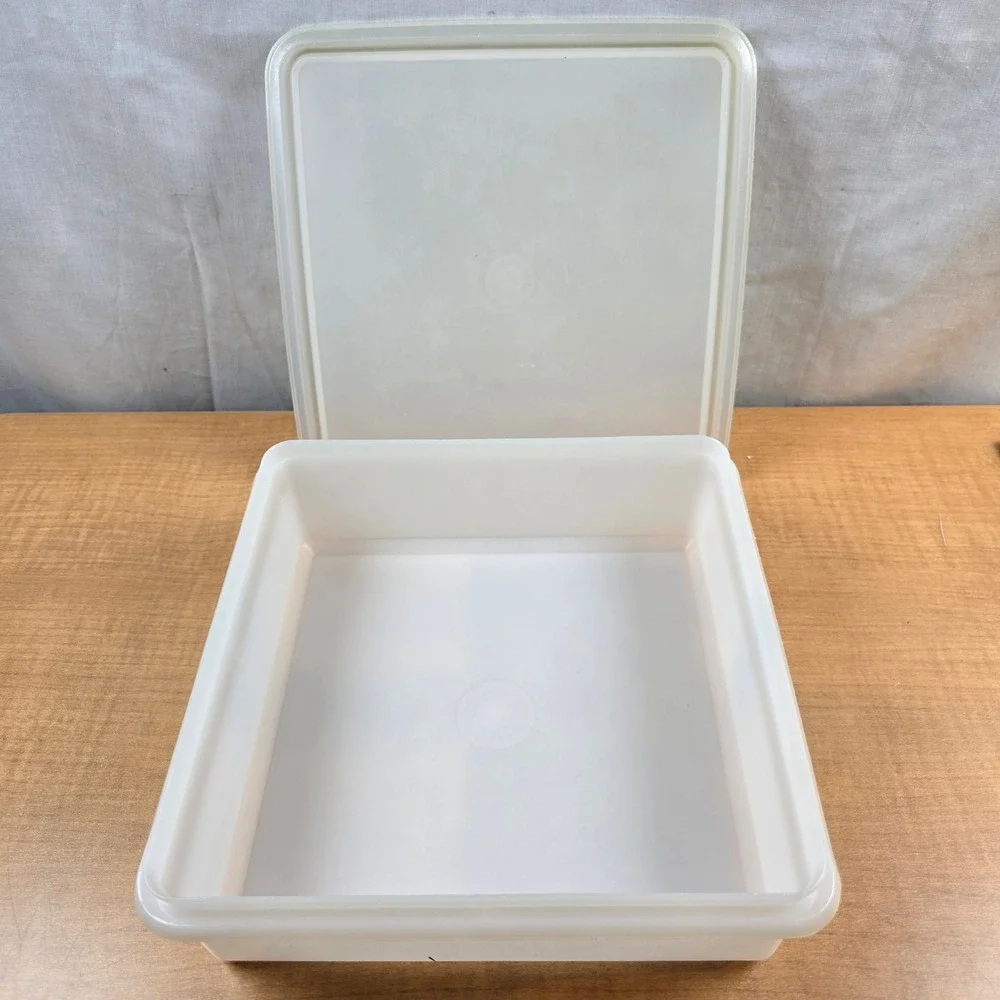 Tupperware Snack Brownie Storage 9x9x3